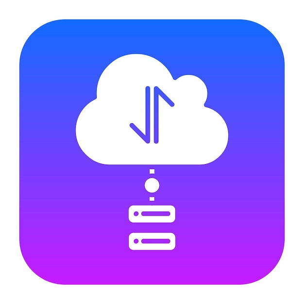 Icono de alojamiento en la nube