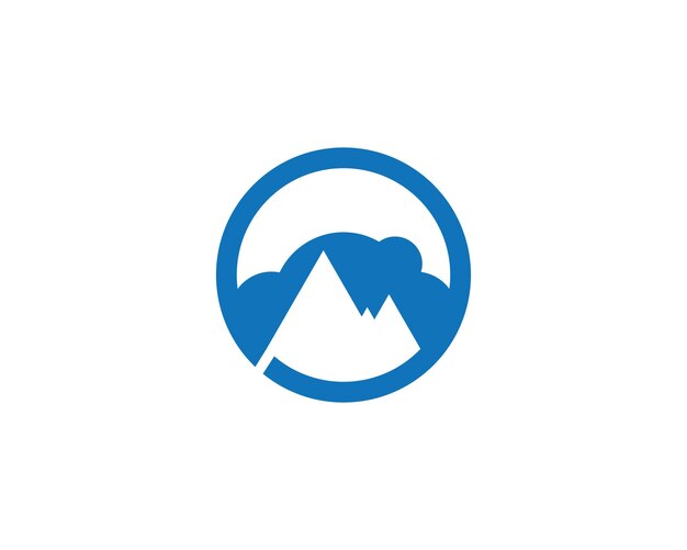 Icono de alta montaña Logo Business