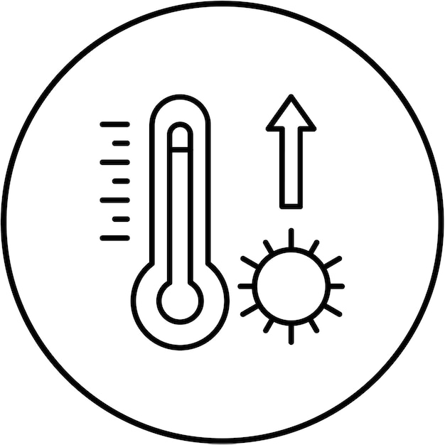 Ícono de alta temperatura