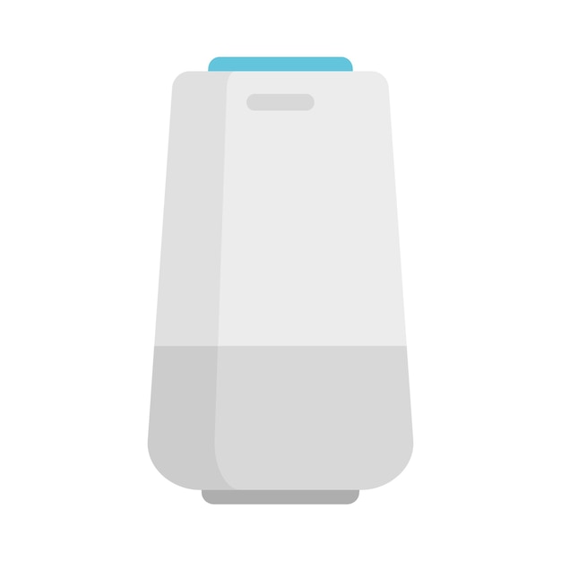 Icono de altavoz inteligente de voz Ilustración plana del icono vectorial de altavoz intelixente de voz para el diseño web