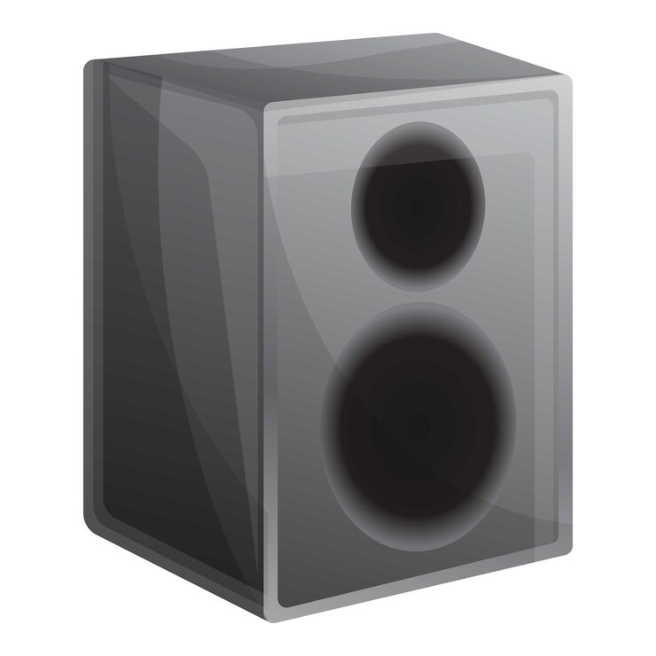 Vector icono de altavoz moderno caricatura de icono de vector de altavoz moderno para diseño web aislado sobre fondo blanco