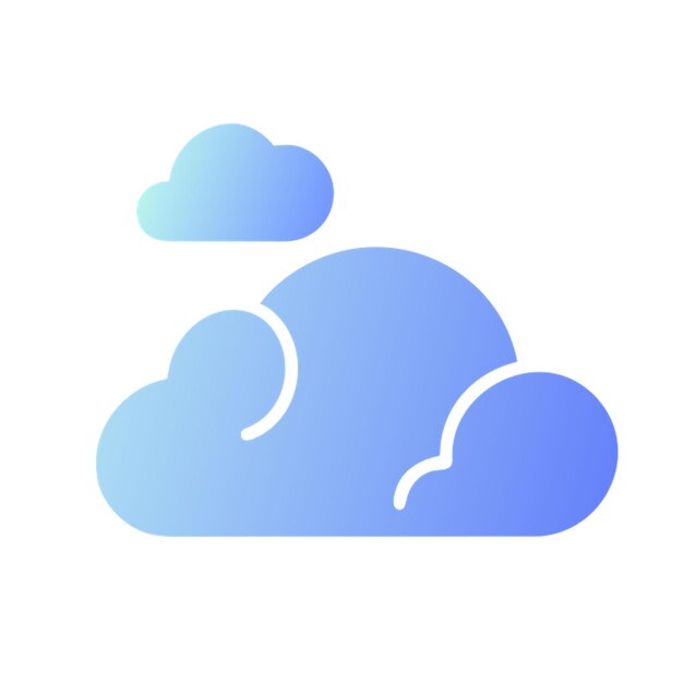 icono de altitud formas de color gradiente