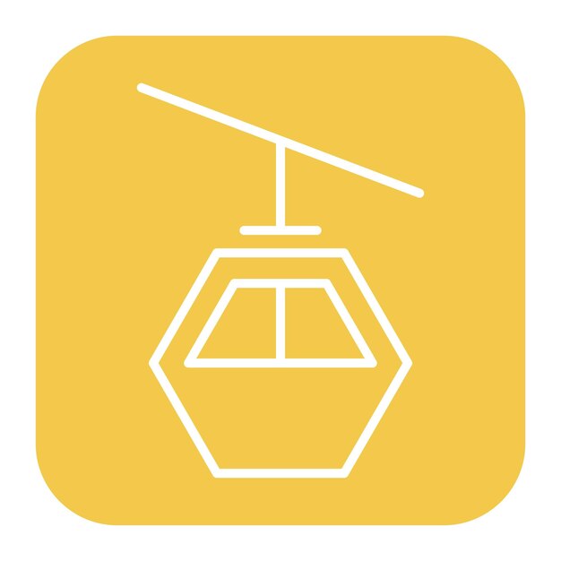 un icono amarillo y blanco con la letra e