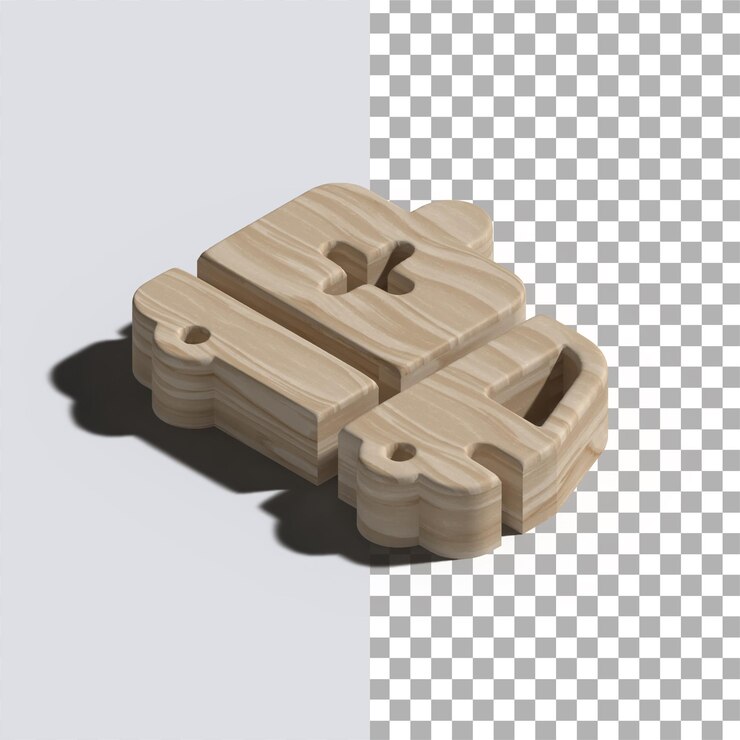 Vector icono de ambulancia de madera para uso comercial versátil