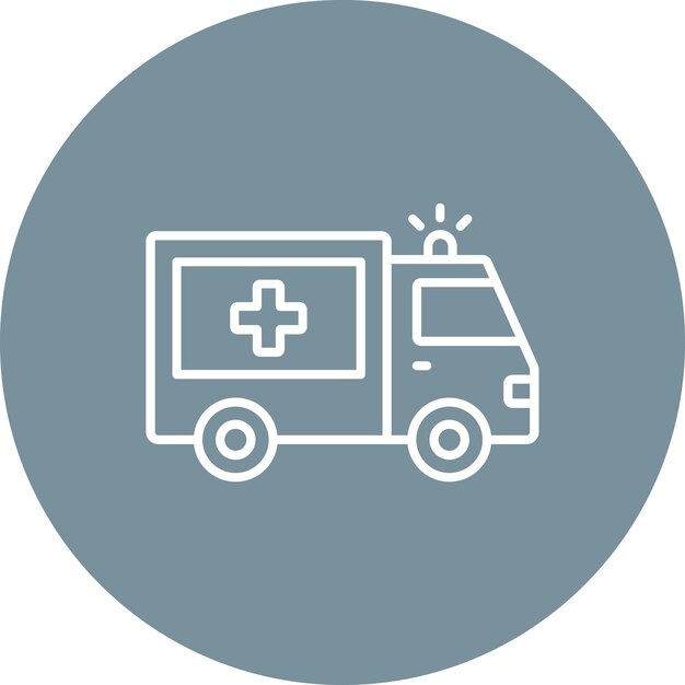 El icono de la ambulancia