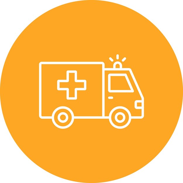 El icono de la ambulancia