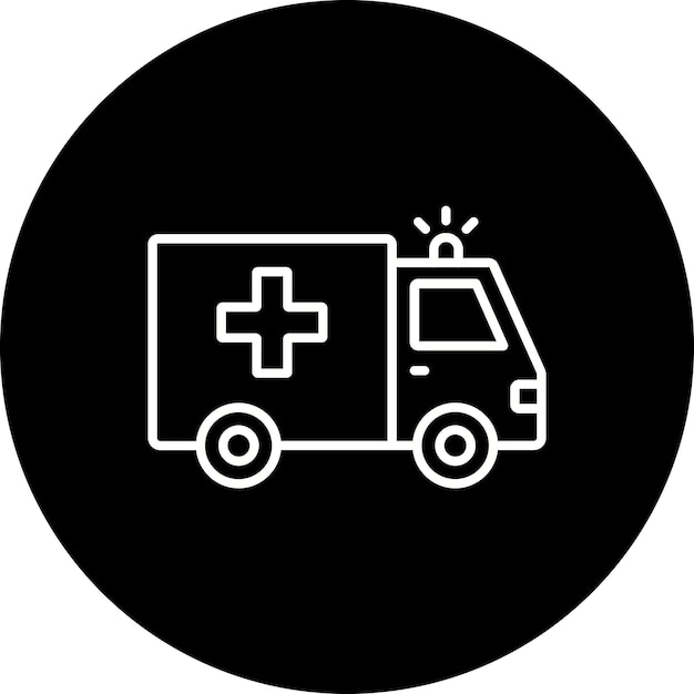 El icono de la ambulancia