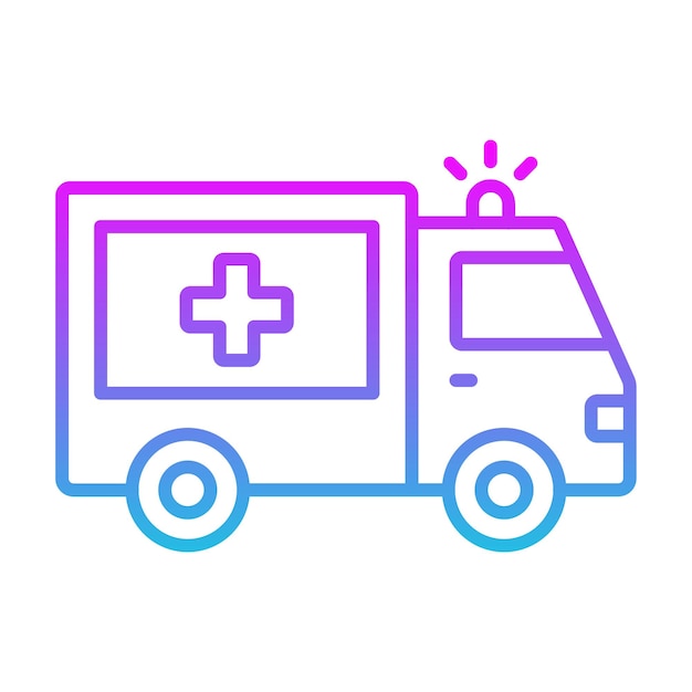 El icono de la ambulancia