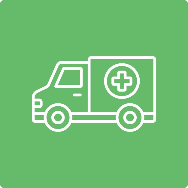 El icono de la ambulancia