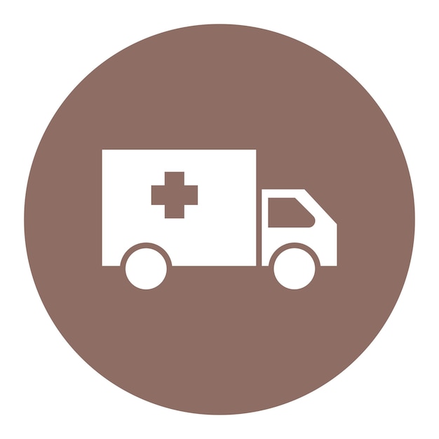 El icono de la ambulancia