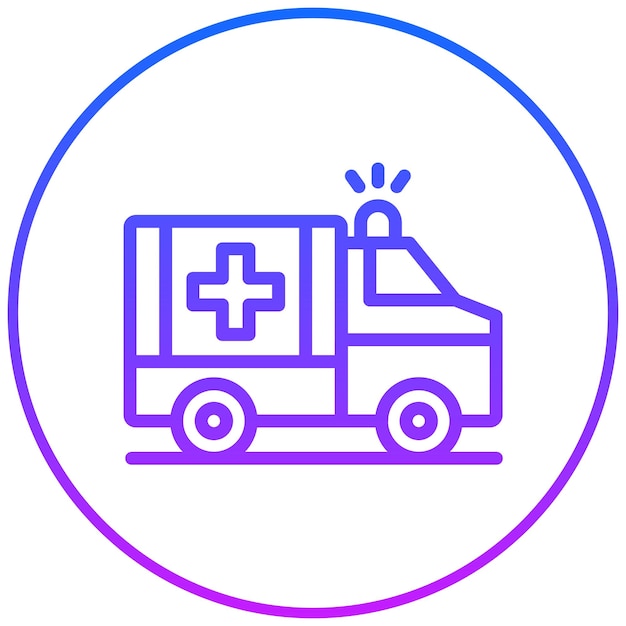 El icono de la ambulancia