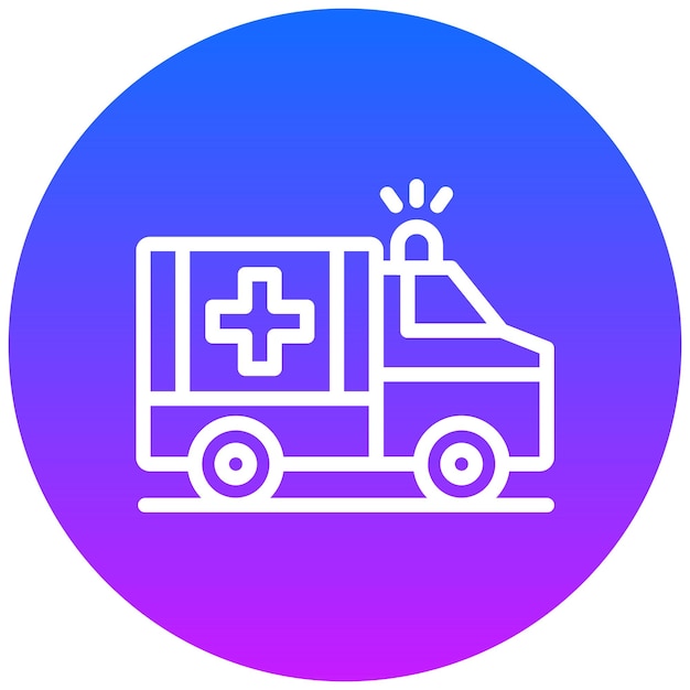 El icono de la ambulancia
