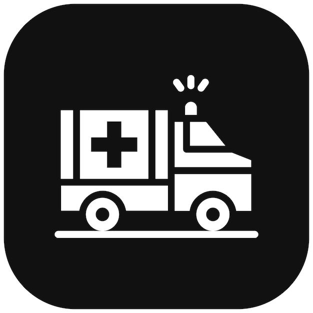 El icono de la ambulancia