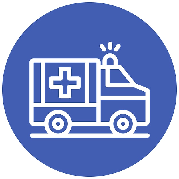 El icono de la ambulancia