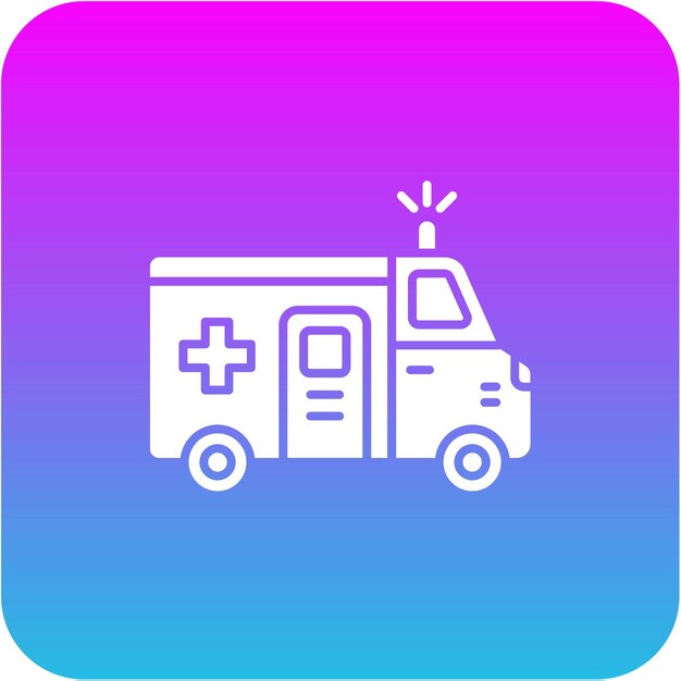 El icono de la ambulancia