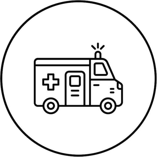 El icono de la ambulancia