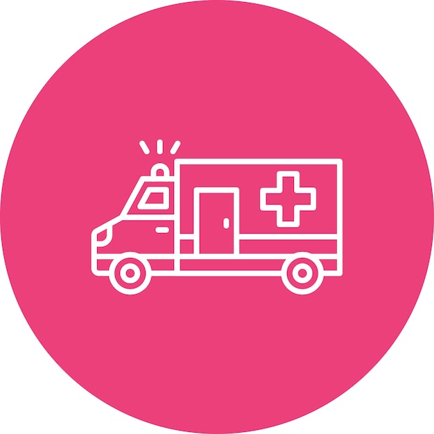 El icono de la ambulancia