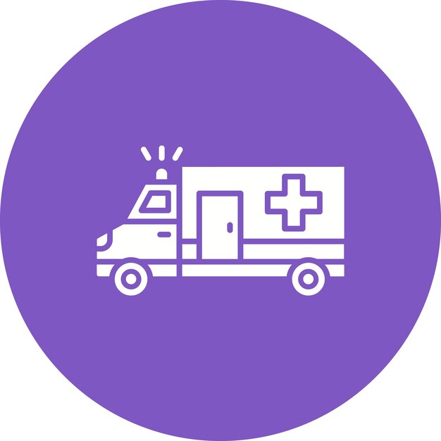 El icono de la ambulancia