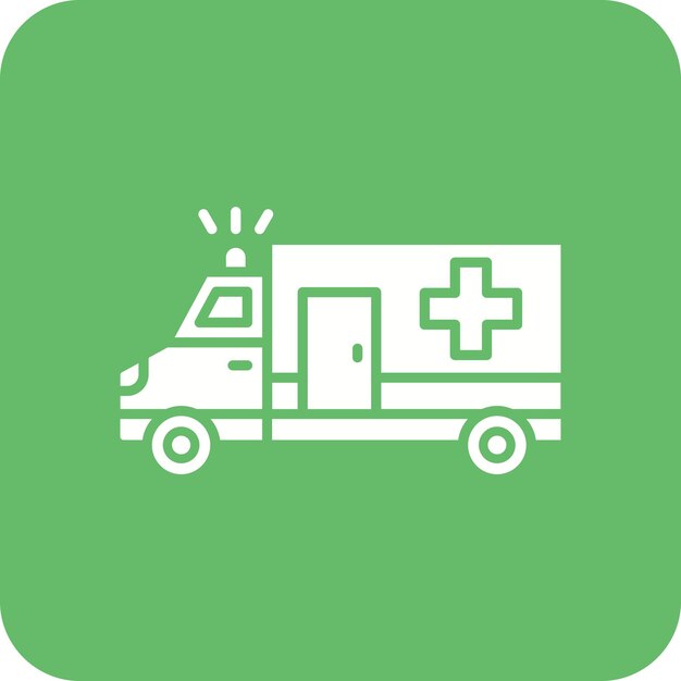 El icono de la ambulancia