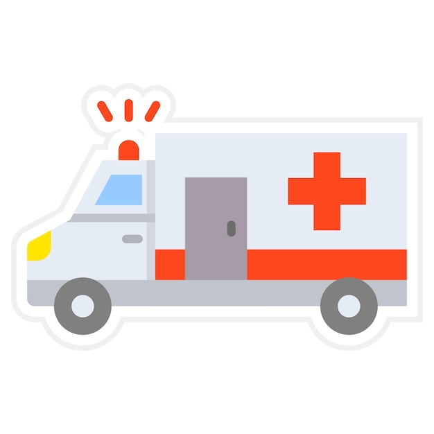 El icono de la ambulancia