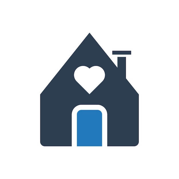 Icono de amor de casa