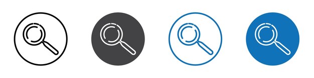 Icono de ampliación Signo del logotipo en contorno de línea delgada
