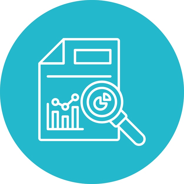 Ícono de análisis de datos