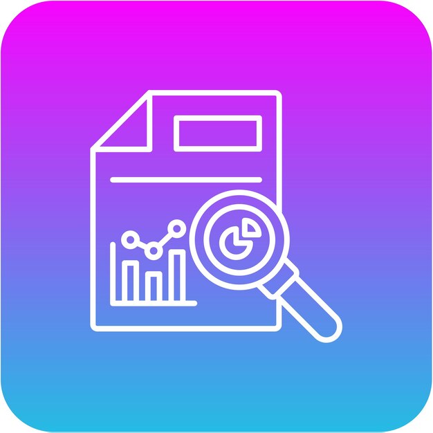 Ícono de análisis de datos