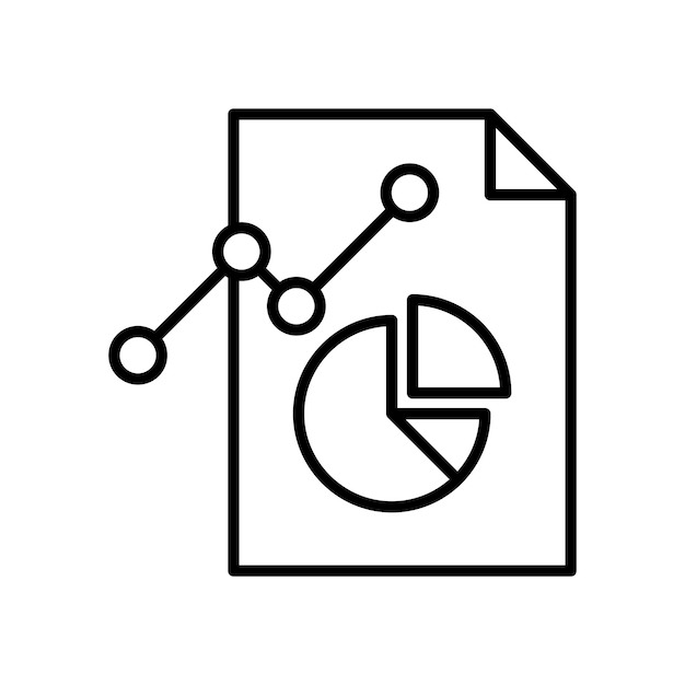 Ícono de análisis de datos
