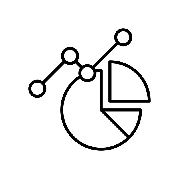 Ícono de análisis de datos