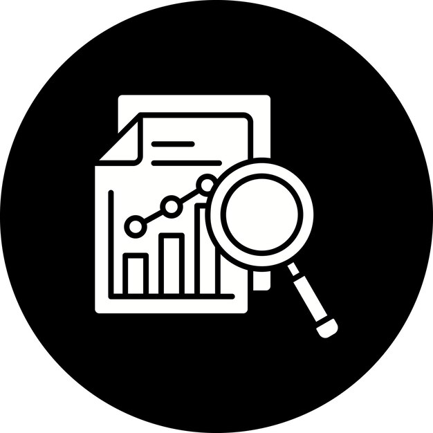 Ícono de análisis de datos