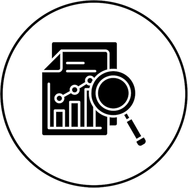 Ícono de análisis de datos