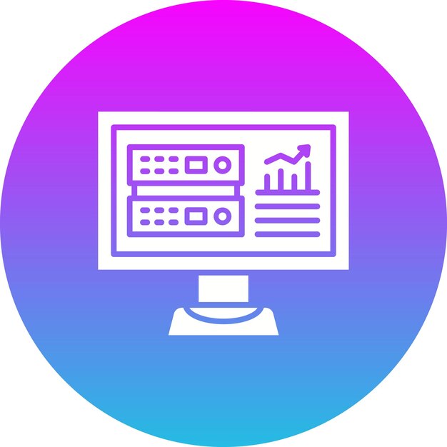 Ícono de análisis de datos