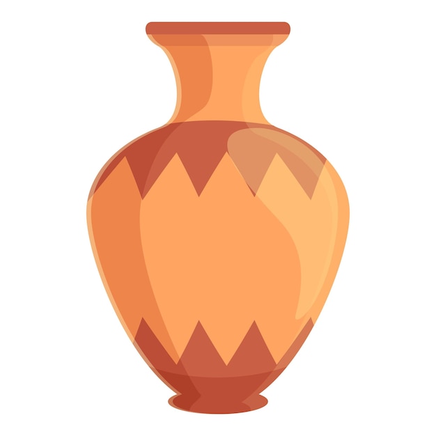 Icono del anciano de ánfora Icono vectorial del anciano del ánfora para el diseño web aislado sobre fondo blanco