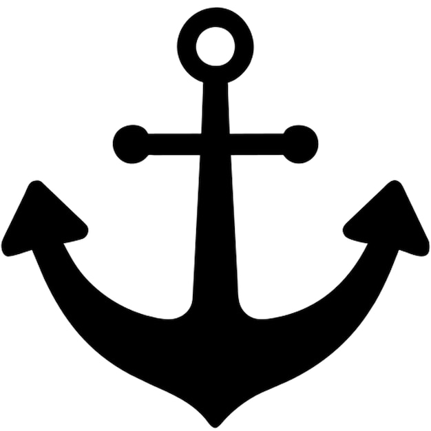 Icono del anclaje del barco