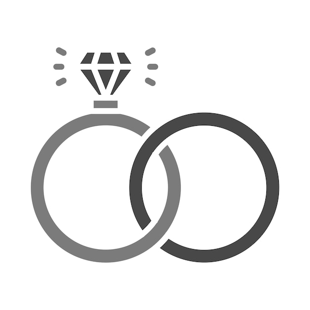 Icono del anillo de bodas
