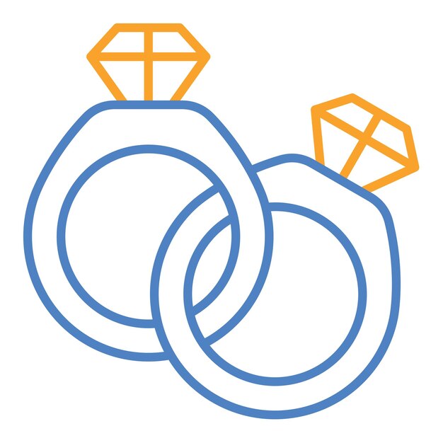 Icono del anillo de bodas