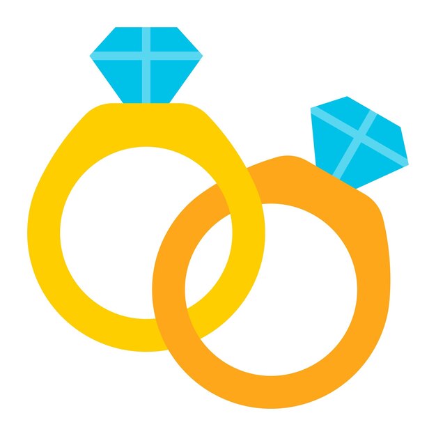 Icono del anillo de bodas