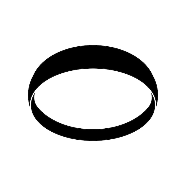 icono de anillo sencillo