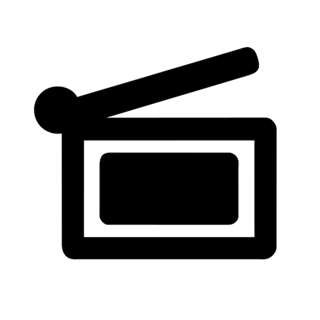 icono de animación de la película