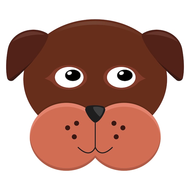 Vector icono animal perro