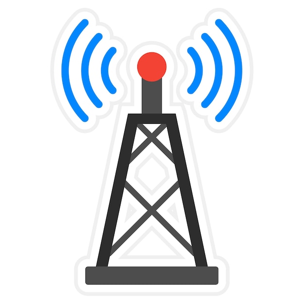 Ícono de la antena de radio