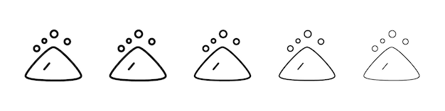 Ícono anticorrosión Signo del logotipo del vector