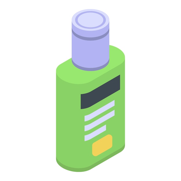 Icono antiséptico Isométrico de icono de vector antiséptico para diseño web aislado sobre fondo blanco