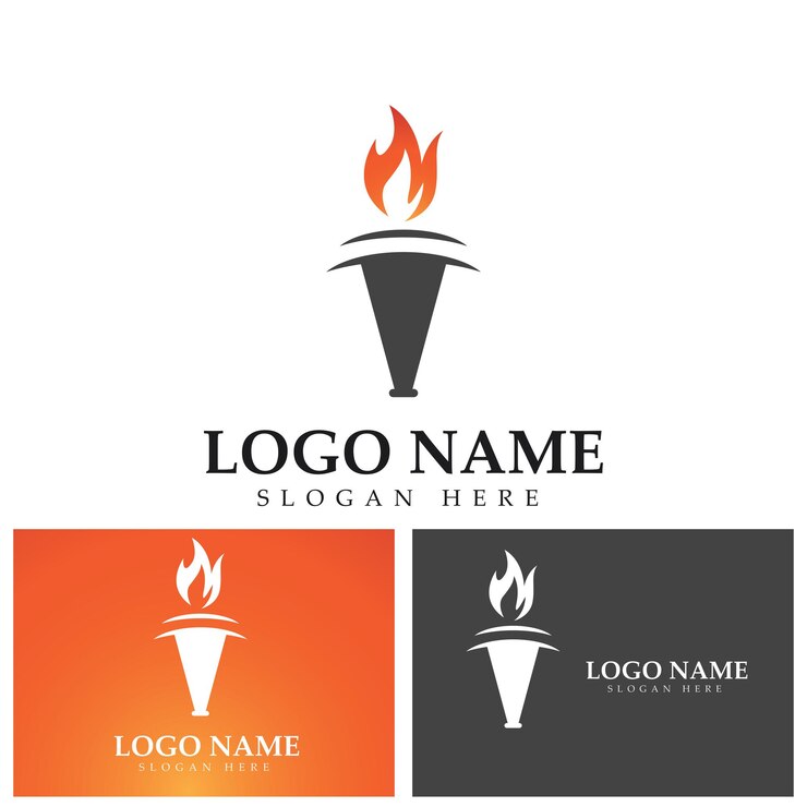 Vector icono de antorcha imagen vectorial para aplicaciones de sitios web de logotipos y diseño temático