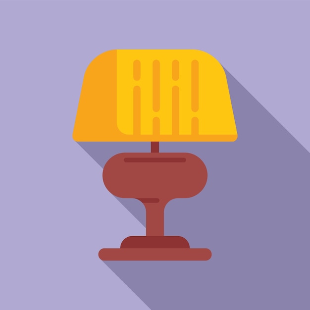 El icono de la antorcha de muebles es un vector plano Muebles de decoración minimalistas