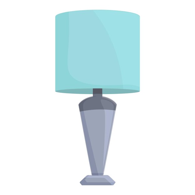 Icono de antorcha de oficina vector de dibujos animados Stand piso Luz del hogar