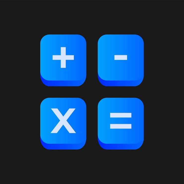 icono de la aplicación de la calculadora de gradiente