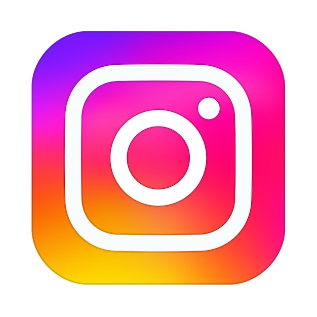 Vector icono de la aplicación de instagram logotipo de las redes sociales ilustración vectorial