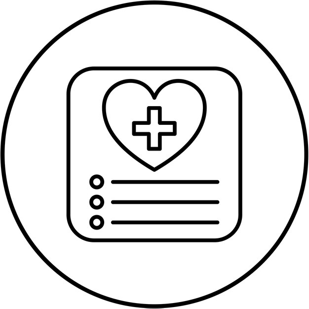 Icono de la aplicación de salud diaria